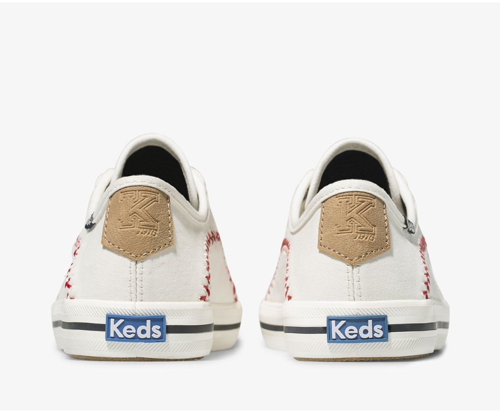 Keds Womens Sneakers White - Kickstart Pennant - 789IXGRJS